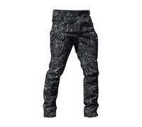 Mens Cargo Trousers UK Clearance, Men's Casual Combat Camo Cargo Trousers Camouflage Army Military Tactical Work Pants with Multi-Pocket Gifts for Men,Snake Pattern,L,U37A