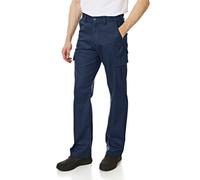 Lee Cooper Workwear Mens Classic Cargo Work Trousers, Navy, 34W (29" Short Leg)