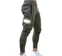 Men's Cargo Trousers Zip Pockets Tracksuit Bottoms Athletic Fit Cargo Pants Elasticated Waist Joggers Running Jogging Bottoms Casual Sweatpants Drawstring Lounge Pants Cuffed Trousers XXXL