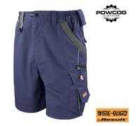 Mens Cargo Work Shorts Result WorkGuard Technical Navy/Black Grey/Black XS - 3XL