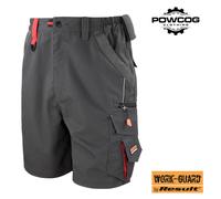 Mens Cargo Work Shorts Result WorkGuard Technical Navy/Black Grey/Black XS - 3XL