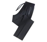Mens Cargo Work Trousers Multi Pockets Loose Fit Summer Casual Elegant Cotton Pants Outdoor Hippie Harem for Man Black