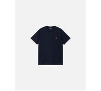 Men's Carhartt WIP S/S Chase T-Shirt Mizar/Gold - Black