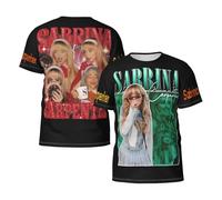 Men's Carpenter Singer Sabrina T-Shirts Short Sleeve Tee Shirts Crewneck Casual Regular Print Cool Summer Fashion Top Tees, S-3XL