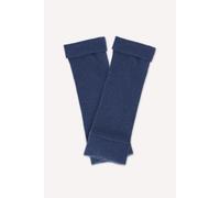 Men's Cashmere Fingerless Gloves Turtle Doves Mid Blue One Size