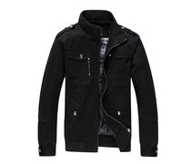 Men's Casual Cargo Jacket Autumn Military Bomber Jackets Coat Men's Full-Zip Jackets Stand Collar Outwear Military Fashion Jacket Lightweight Casual Cargo Jacket Army Bomber Windbreaker Coat