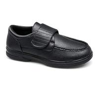 Mens Casual Comfort Shoes Lightweight Moccasins Formal Winter Touch Fasten Bar Slipper (Black, Numeric_7)
