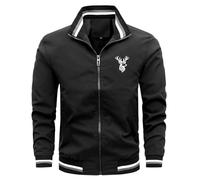Men's Casual Cotton Jacket Classic Retro Scooter Jackets Military Windbreaker with Pockets Mod Skin Tartan Lining Coat Multi Cargo Coats Womens Tops Hiking Golf Running