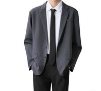Men's Casual for blazer for slim Fit Long Sleeve Lapel Suit Jacket | 98% polyester, 2% spandex blend, four-way stretch for freedom of movement and a tailored look