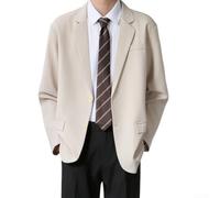 Men's Casual for blazer for slim Fit Long Sleeve Lapel Suit Jacket | 98% polyester, 2% spandex blend, four-way stretch for freedom of movement and a tailored look