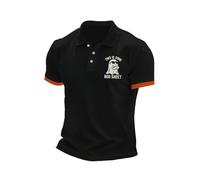 Men's Casual Halloween Ghost Polo This is Some Boo Sheet Shirt Halloween Tshirts Men (Navy, Large)