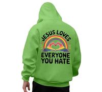 Men's Casual Hoodie and Sweatshirts. Cozy Pullover with Print Design, Loose Fit, Perfect for Autumn and Winter Season Camping Hoodie Men, Green, S