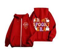 Men's Casual Hoodie, Halloween Pullover with Zip for Everyday Comfort and Style, Perfect for Spring, Autumn and Winter Season Man Hoodie, RD1, XL