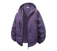Mens Casual Jacket,Waterproof Rain Jacket Mens Sun Protective Long Sleeve Trench Coat Loose Summer Outdoor Climbing Cycling Windbreaker Tennis Trekking Raincoats Breathable Jogging Sailing Coats