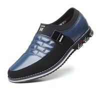 Mens Casual Loafers Business Shoes Fashion Dress Sneakers, Blue, 15