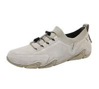 Men's Casual Loafers Slip On Boat Shoes Comfort Driving Walking Shoes Outdoor Work Office Lightweight Breathable Dress Sneakers Leather Low- Yop Lace Up Mocassins Beck Shoes Indoor Outdoor Khaki