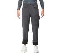 Mens Casual Pants Hiking Warm Windproof Sweatpants Solid Color Large Pocket with Elastic Waist and Water Sports Work Comfortable Breathable Slim (Grey, L)
