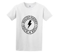 Men's Casual Shirt Buckcherry RNR Pure Cotton is More Hygroscopic White XL
