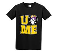 Men's Casual Shirt John Cena U Can't See Me Logo Pure Cotton is More Hygroscopic Black XXL