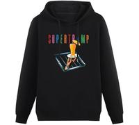 Men's Casual Shirt Supertramp The Very Best Crime of The Century Hooded Graphic Top Hoodie Camiseta Long Sleeve Men Pullover Hoody Size 3XL Black
