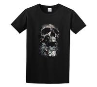 Men's Casual Shirt The Mountain Breakthrough Skull Pure Cotton is More Hygroscopic Black S