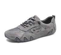 Mens Casual Shoes 2025 Business Rib Runner Sportschuhe Breathable Lightweight Trainer Beach Barefoot Trainers Non-Slip Walking for Men A Must-Have Fashionistas Grey