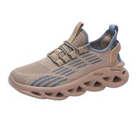 Mens Casual Shoes 2025 Walking Fashion Sneakers Lightweight and Breathable Quick Dry Trainers Non-Slip Wide Fit for Men Tennis Sports Training Khaki