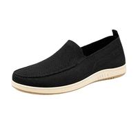 Men's Casual Shoes Spring Summer and Autumn New Mesh Breathable Fly Woven Single Shoe Lightweight Running Sports Casual Shoe Casual Men Shoes New Black