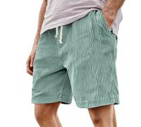 Mens Casual Shorts Bermuda Shorts, Regular Fit Non-Wrinkle Confortable Quick-Drying Activewear Loose Fitting Straight Fit Wide Leg Moisture-Wicking Everyday Basic
