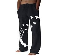 Men's Casual Shorts for Summer Lightweight Moisture Wicking Shorts for Skip Rope Outdoor Sports Workout Exercise Mens Slacks Slim Fit Stretch Men's Sports Trousers (Trousers for Men UK Black, XL)
