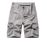 Mens Casual Shorts, Mens Smart Shorts, Street Style Wrinkle-Resistant Multi-Pocket Functional Minimalist Stylish Personality Classic Soft Beach Outdoor Activities