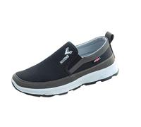 Men's Casual Soft Shoes Cloth Shoes Lazy Work Shoes Breathable Sports Shoes Men Blue 43, black, 7 UK