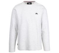 Trespass Men's Sweater Calverley - Textured Marl Knitted Sweatshirt for Men, Men's Crew Neck Jumper with Cover Stitch Detail, Cotton Blend Sweater for Men