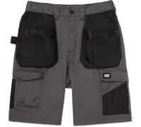 Mens CAT Work Shorts Essential Stretch Holster Pocket Utility Cargo Workwear PPE