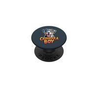 Mens Catahoula Boy Cartoon Pet Breed Cool Puppy Leopard Dog PopSockets Adhesive PopGrip