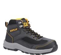 Mens Caterpillar Elmore Safety Boots Steel Toe Midsole Work Hiker Size 6-13 Grey