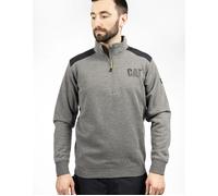 Caterpillar Essential 1/4 Zip Sweatshirt Dark Heather Grey S - Unisex