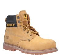 Mens Caterpillar PowerPlant SB GWY Safety Honey Steel Toe Work Boots Si 6-15 CAT