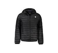 Men's Cavalli Class Plain Quilted Black Jacket