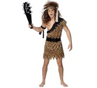 Smiffys Caveman Costume, Brown (Size M)