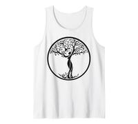 Mens Celtic Tree of Life Symbol with Knotwork Design Tank Top