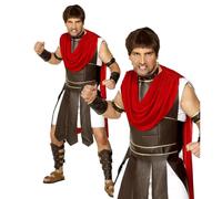 Mens Centurion Costume Adults Roman Gladiator Fancy Dress Spartan Warrior New