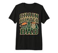 Men's Chain Hunter Dad Disc Golf Premium T-Shirt