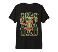 Men's Chain Hunter Dad Disc Golf Premium T-Shirt
