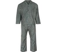 Mens Champion Winceyette Check Soft Brushed Cotton Warmth Comfort Pyjama Sets[Green Diamond,XXXLarge]