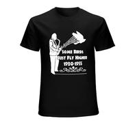 Men's Charlie Parker Inspired T-Shirt Bird Miles Davis Be-Bop Jazz Black M