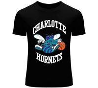 Men's Charlotte Hornets Black Men T Shirt