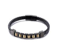 Men's Charm Bracelet, Bracelets, Guitar, Multi-Layer Charm Bracelet, Stainless Steel with Magnetic Clasp, Gifts