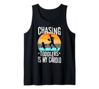 Mens Chasing Toddlers is My Cardio Tank Top