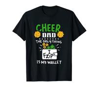 Mens Cheer Dad Cheerleading The Only Thing I Flip Is My Wallet T-Shirt